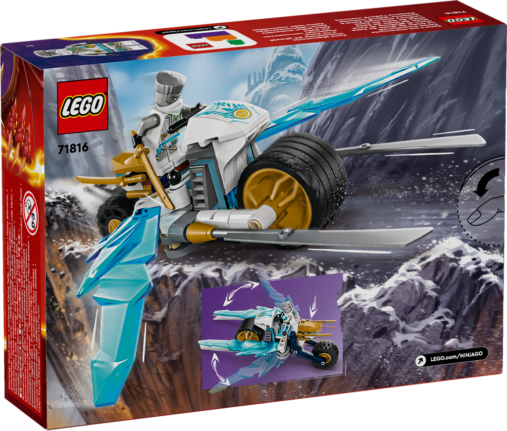 LEGO 71816 NINJAGO® Zanes Eismotorrad LEGO, 71816, NINJAGO®, Zanes, Eismotorrad, Maschine, Rad