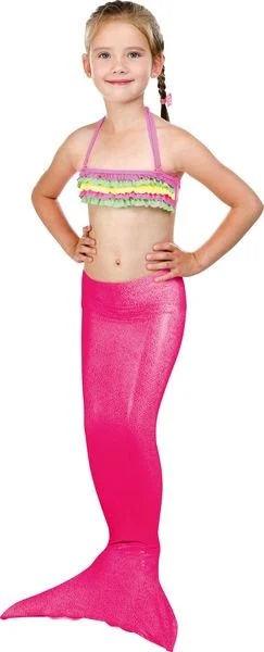 Aquatail - Flosse für Meerjungfrauen (pink) Bekleidung, Bademode, Person, Bikini