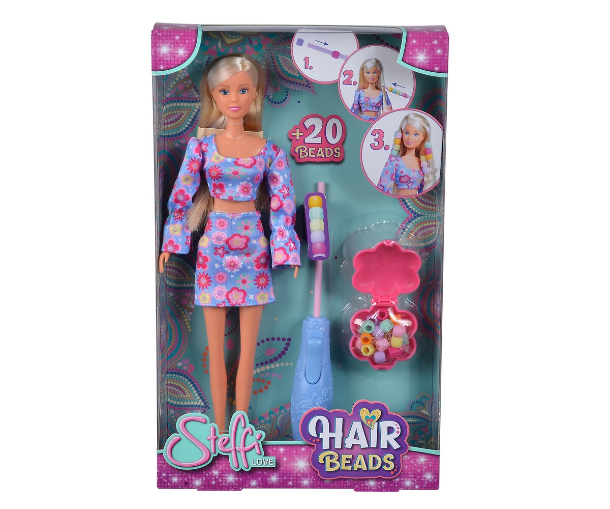 Steffi_LOVE_Hair_Beads_(105733652), Figur, Puppe, Spielzeug, Barbie, Person