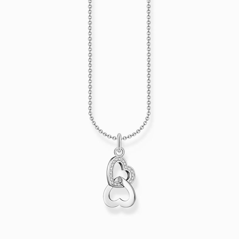 Thomas Sabo Kette Mit Anhänger Verschlungene Herzen Länge 45 Cm Silber KE2267-051-14-L45V Thomas, Sabo, Kette, Mit, Anhänger, Verschlungene, Herzen, Länge, 45, Cm, Silber, KE2267-051-14-L45V
