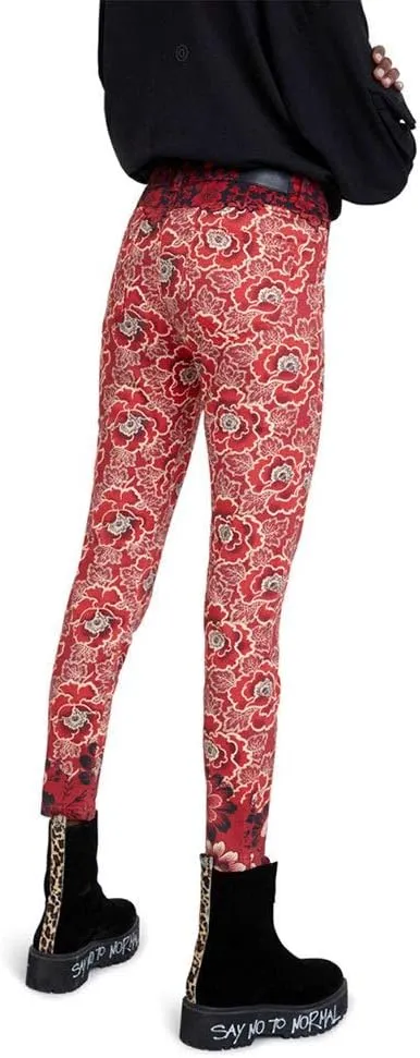 Desigual Damen Hose „Altea“ - Rot 20WWPN283007 GR. 40