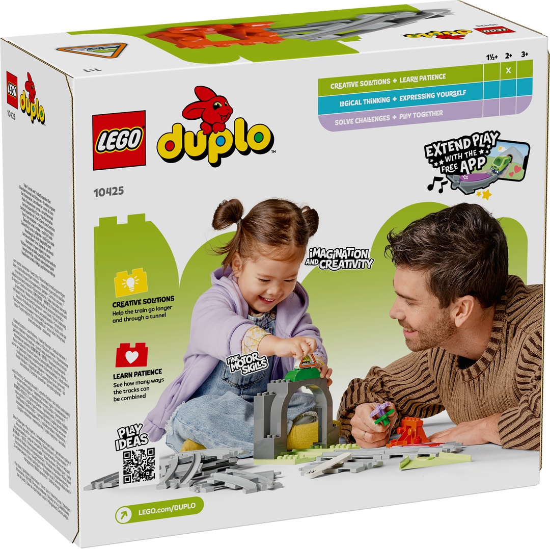 LEGO® DUPLO® Eisenbahntunnel und Schienen - Erweiterungsset 10425