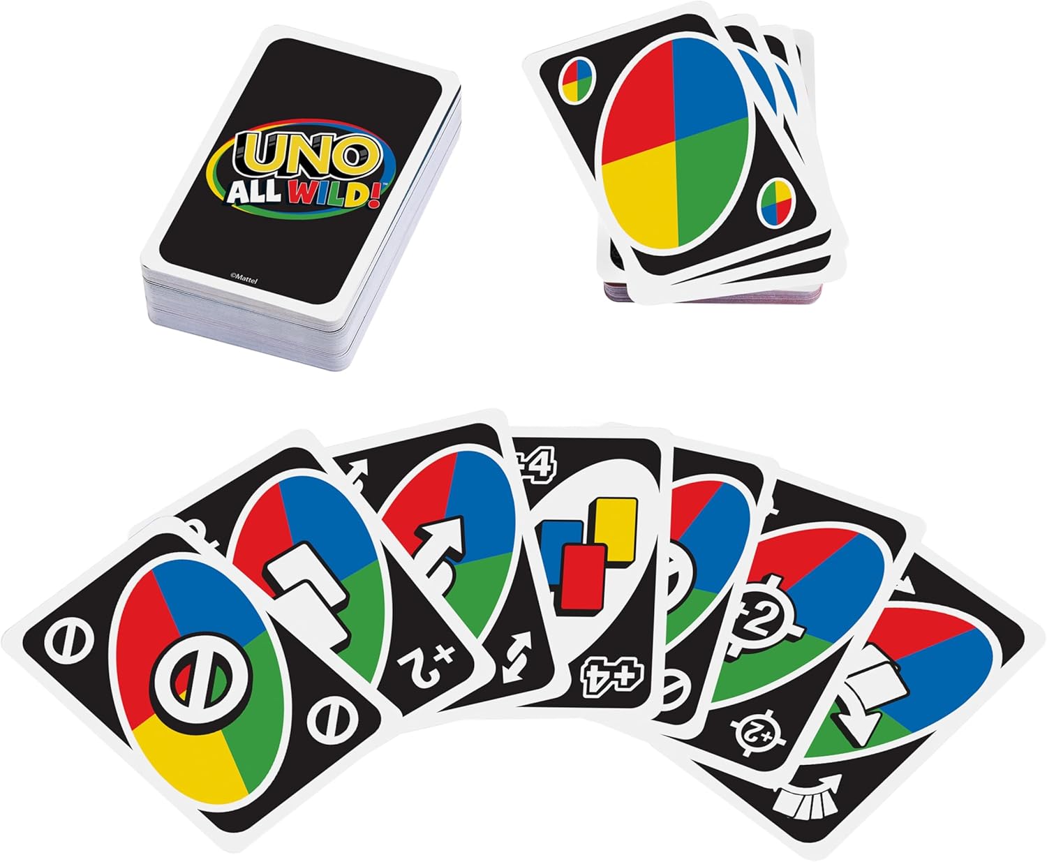 UNO All Wild Das wilde Kartenspiel ohne Regeln Mattel HHL33 UNO, All, Wild, Das, wilde, Kartenspiel, ohne, Regeln, Mattel, HHL33