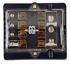 GSI, TDFP34, Sicherungsverteiler, 1, auf, 4, für, AGU-Sicherungen, Elektrisches, Gerät, Anzeigetafel