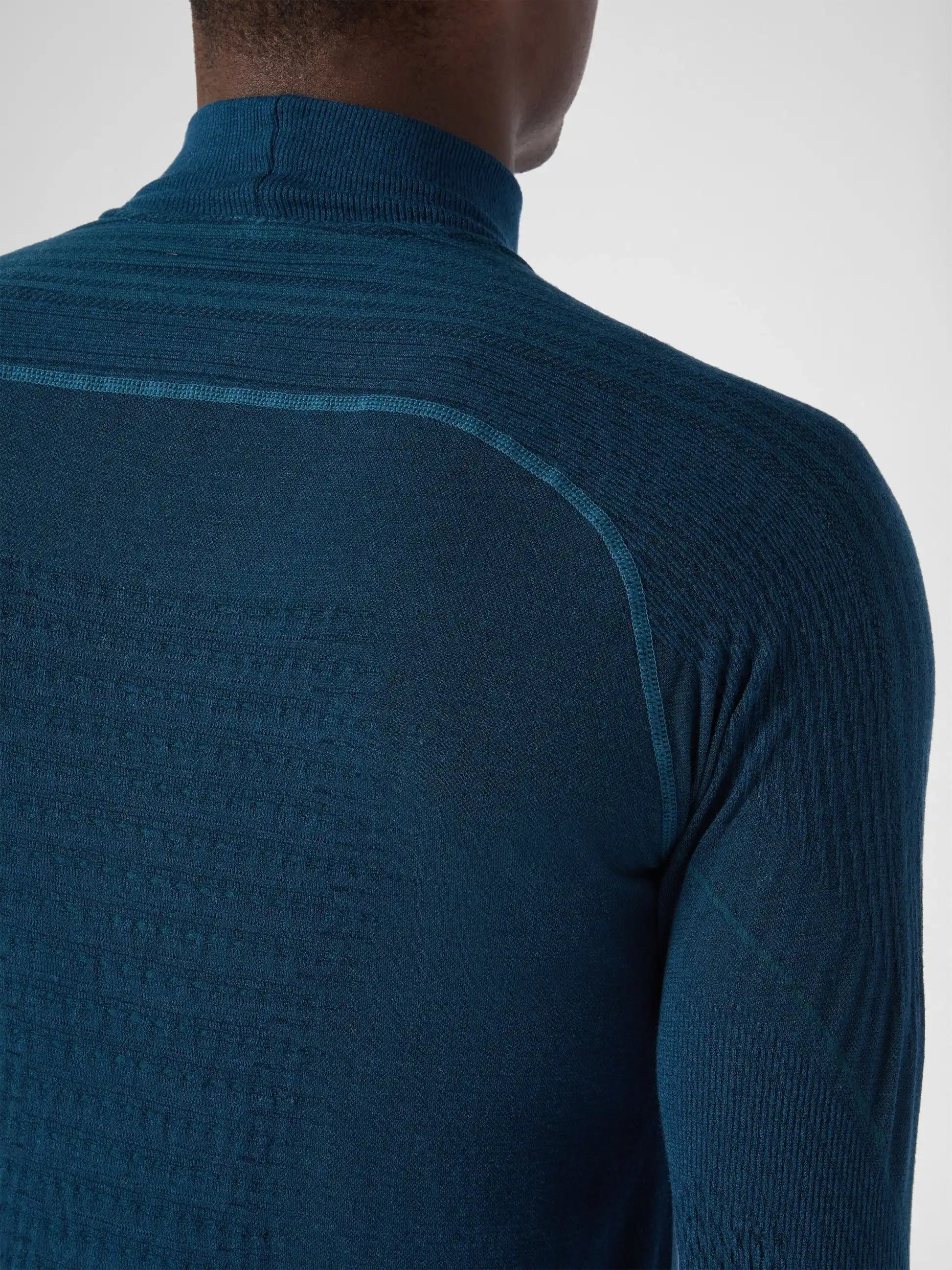 UYN Herren Evolutyon Biotech UW Shirt LG_SL Turtle Neck U100499K662 - Blau Poseidon GR. L/XL