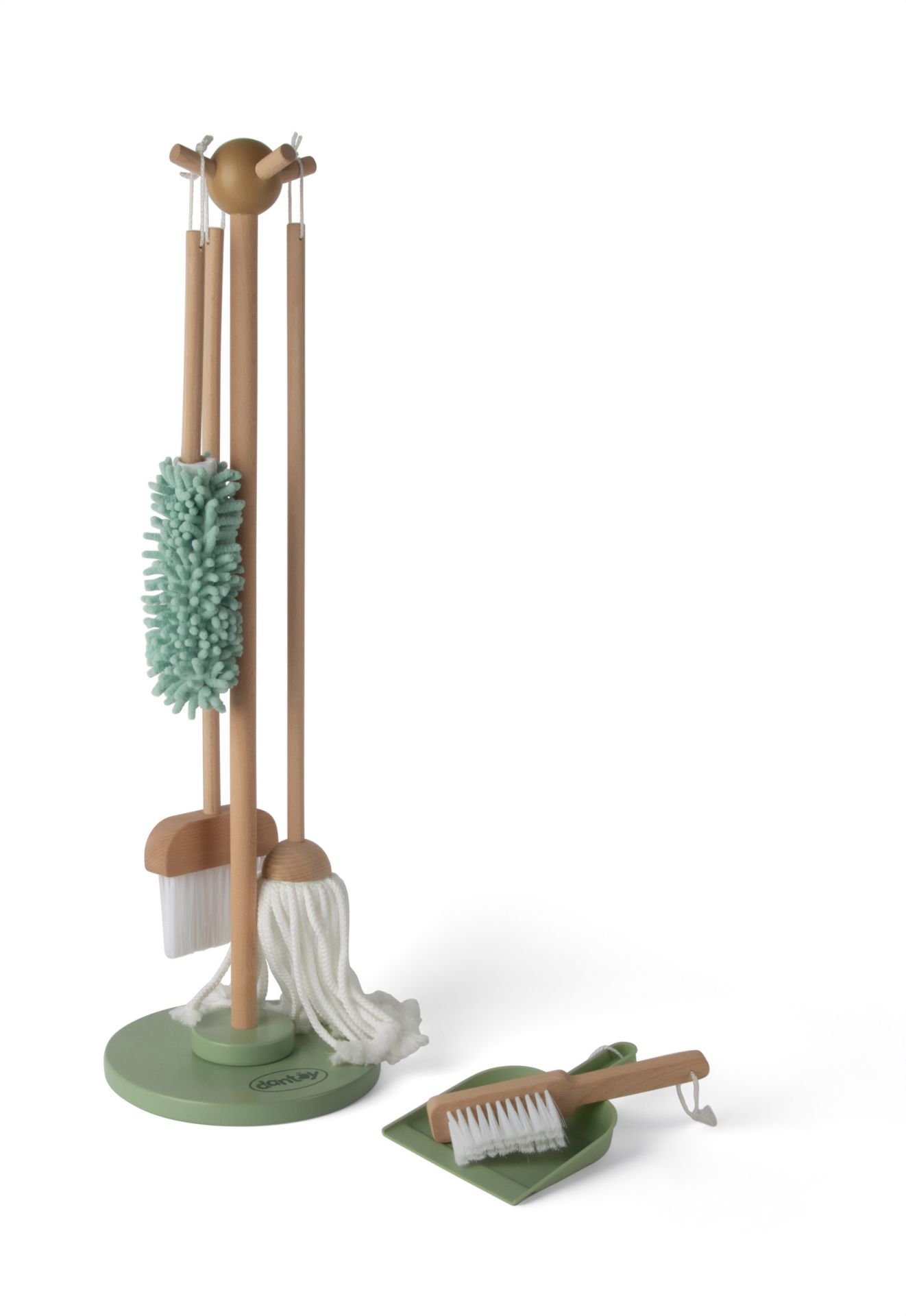Dantoy 4780 Reinigungsset - Holzspielzeug in Geschenkbox, 6-teilig