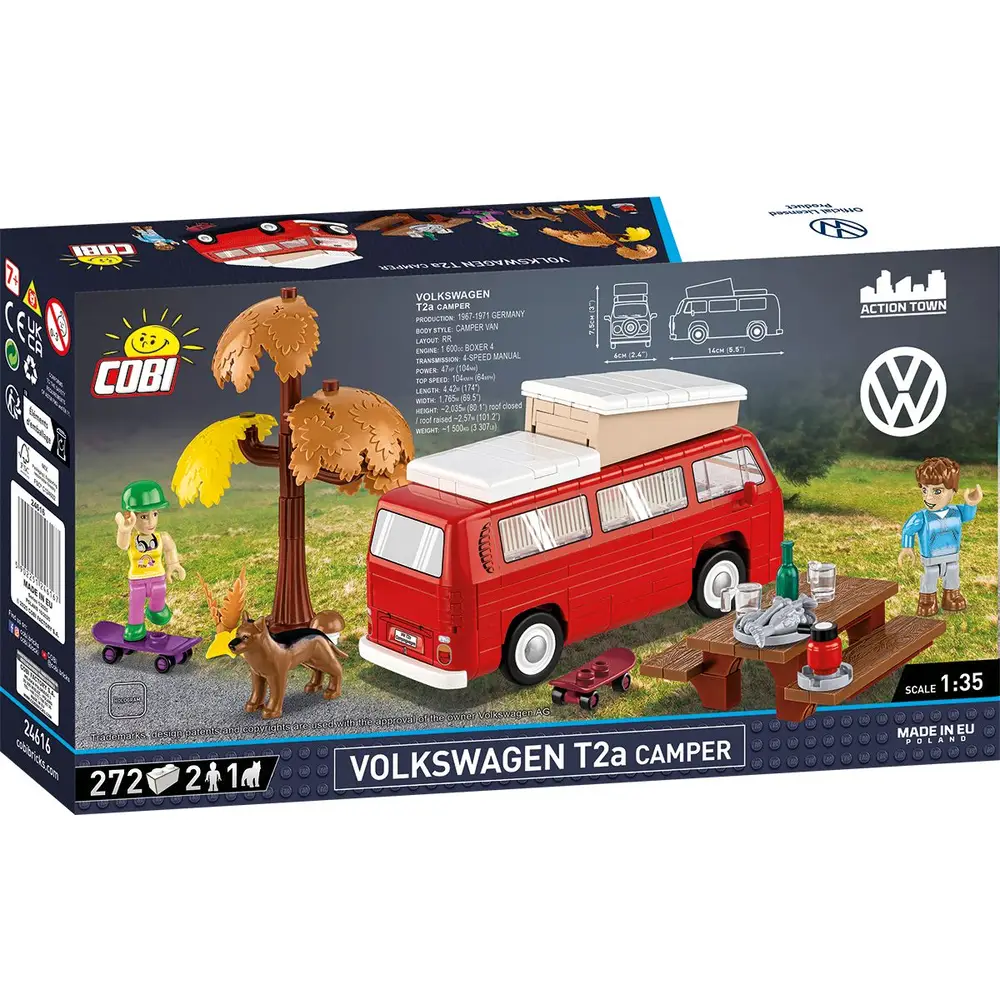 COBI VOLKSWAGEN T2a Campingwagen Scale 1:35