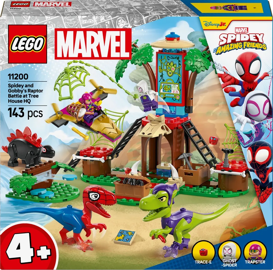 LEGO® Spidey und seine Superfreunde 11200 Showdown am Baumhaus: Spidey-Rex vs. Gobby-Raptor LEGO® Spidey und seine Superfreunde 11200 Showdown am Baumhaus: Spidey-Rex vs. Gobby-Raptor