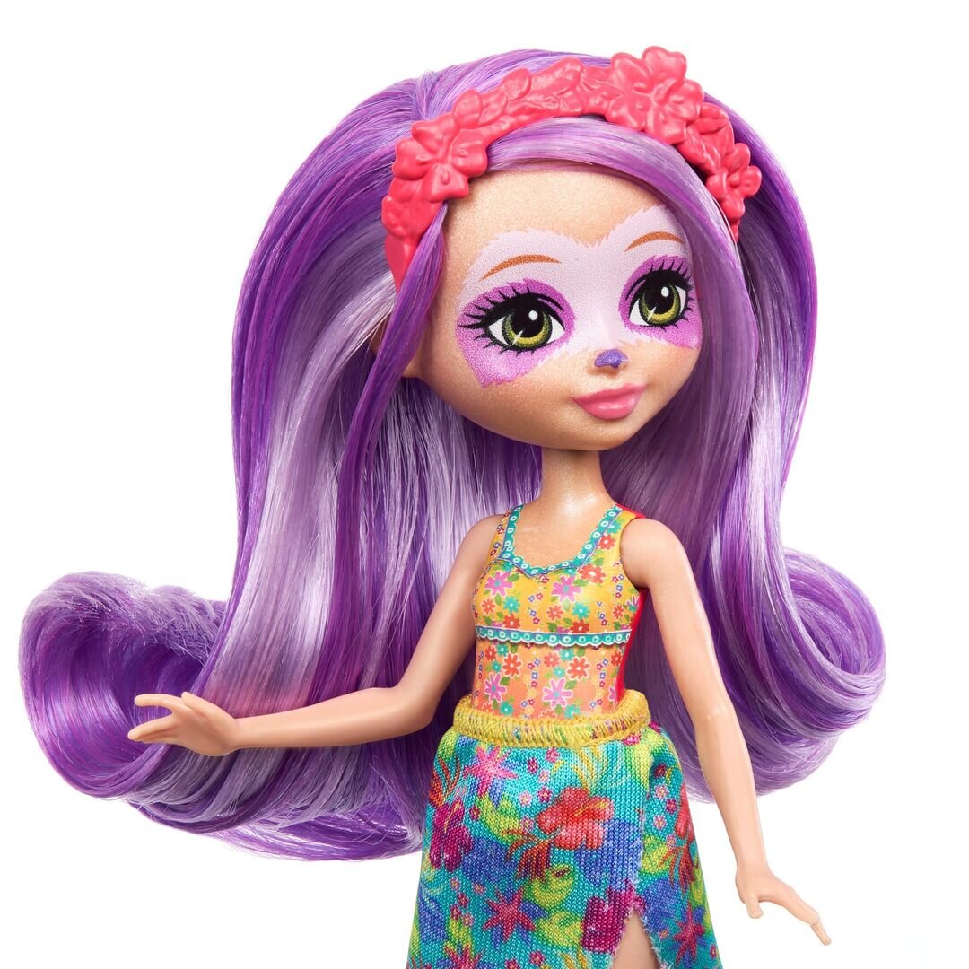 Mattel, Enchantimals, Sunshine, Beach, Sabindra, Sloth, Puppe, HRX82