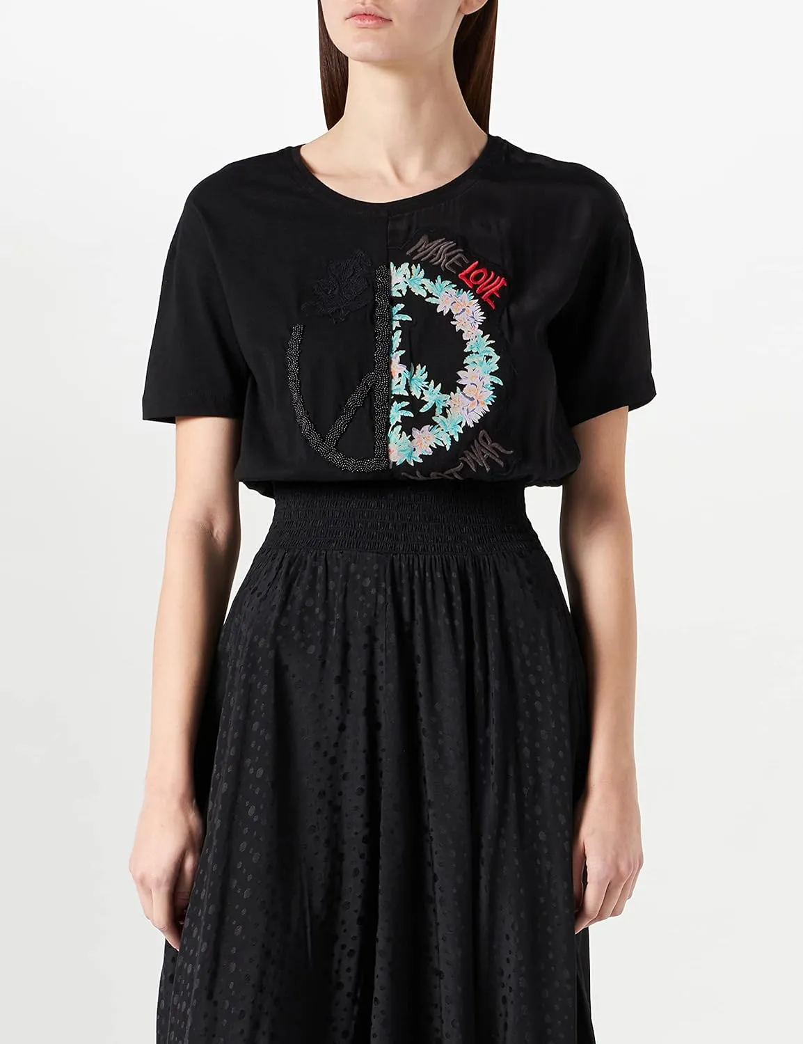 Desigual Damen Kleid „Noosa“ - Schwarz 20SWVW71 GR. 38