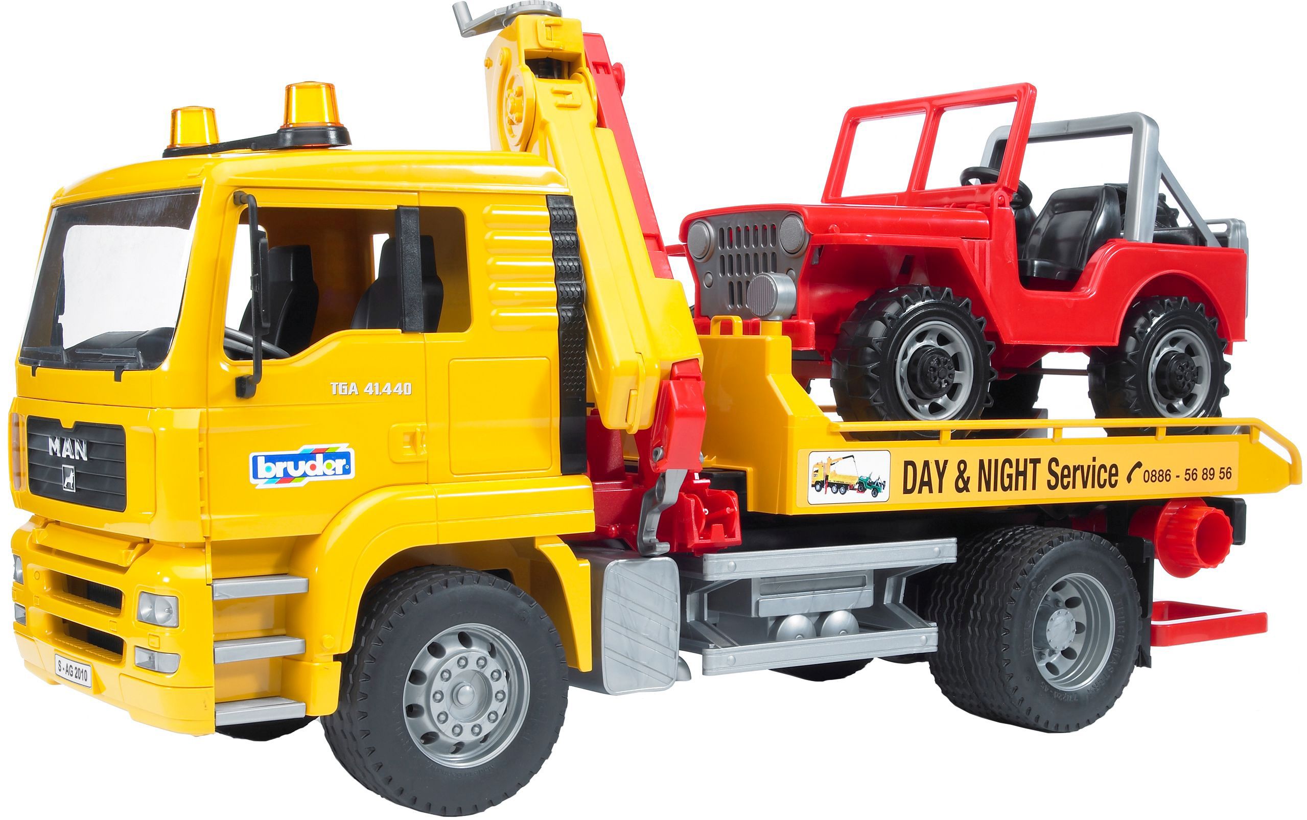 Bruder 02750 MAN TGA Abschlepp-LKW mit Geländewagen Abschleppwagen, Fahrzeug, Maschine, Rad, Bulldozer, Abschleppwagen, Fahrzeug, Maschine, Rad, Bulldozer, Abschleppwagen, Fahrzeug, Maschine, Rad, Bulldozer
