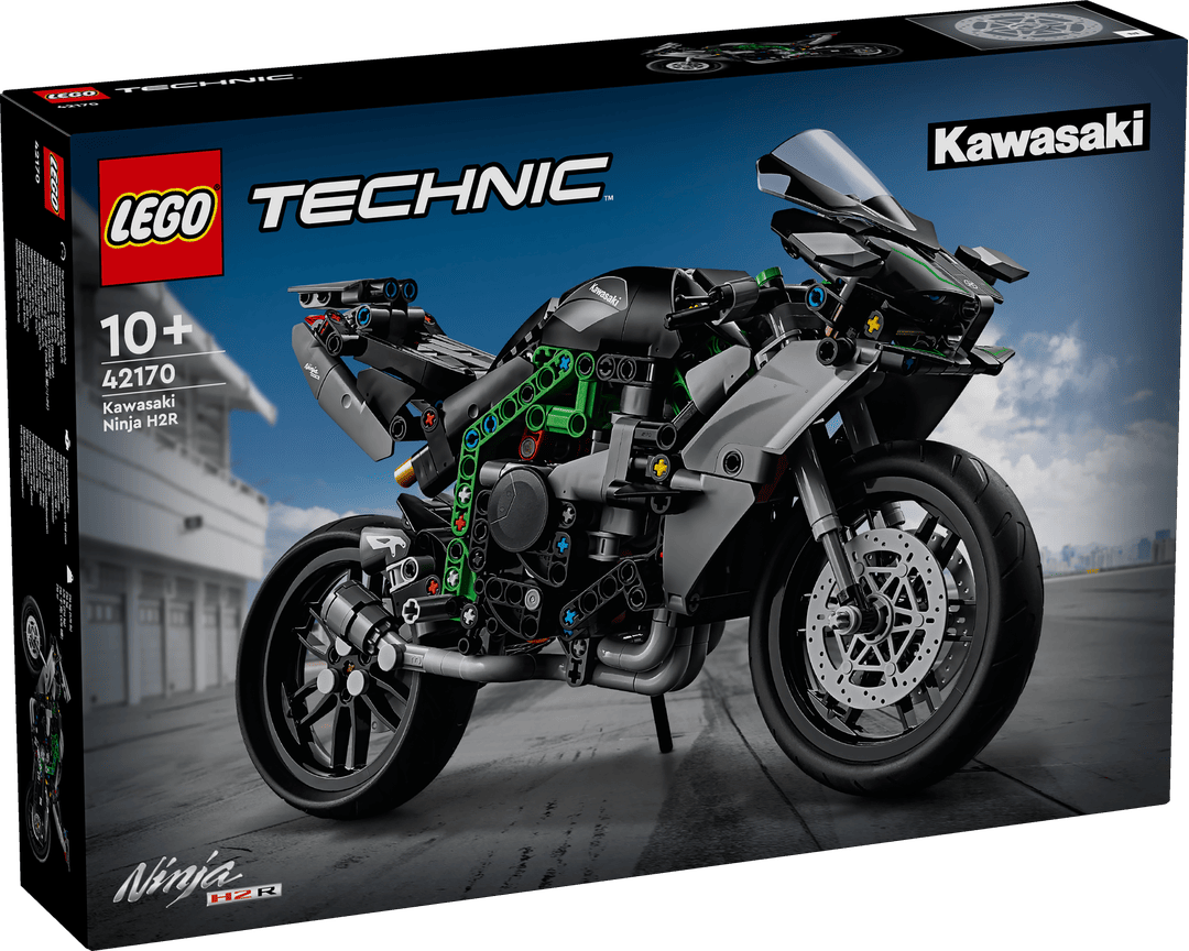 LEGO_42170_Kawasaki_Ninja_H2R_Motorrad, Maschine, Motor, Sprach, Rad, Motorrad