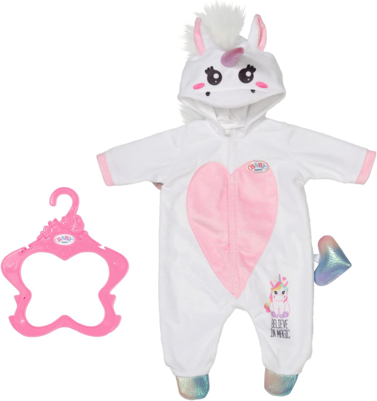 BABY, born, Einhorn, Kuschelanzug, 43cm