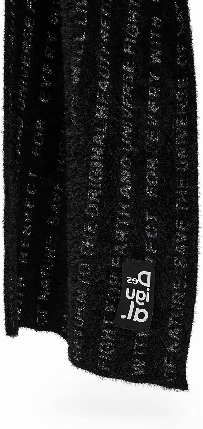 Desigual Damen Schal „I Wonder“ - Schwarz 22WAIA35
