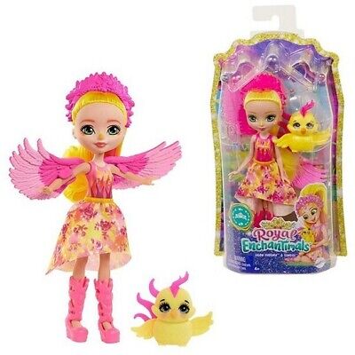 Enchantimals Royals Phoenix Puppe mit Phoenix-Vogelfreund und königlichem Outfit