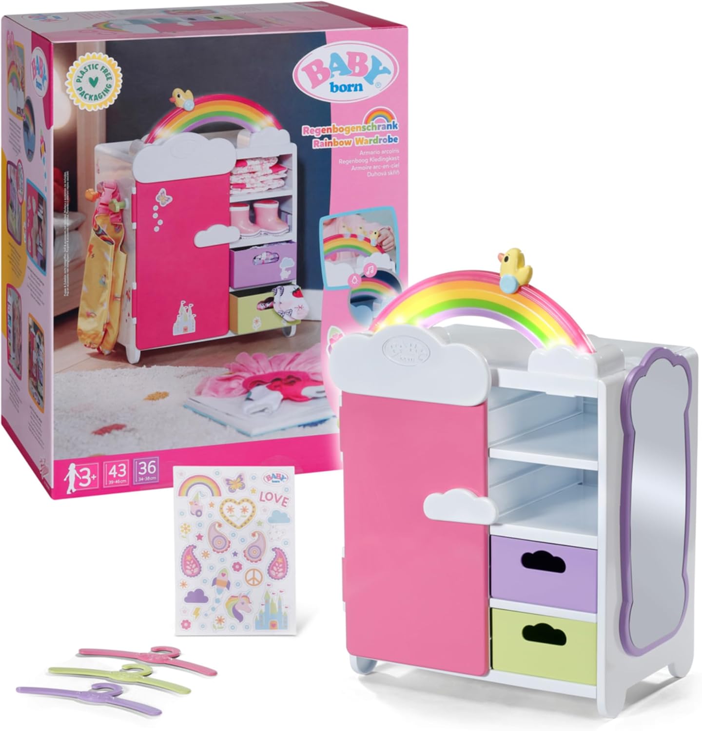 BABY, born, Regenbogen, Schrank