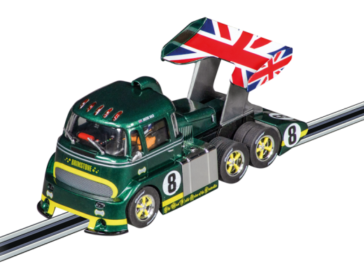 Carrera_Racetruck_Cabover_\"British_Racing_Green,_No.8\"_20031093, Gras, Pflanze, Rasen, Rasenmäher, Werkzeug