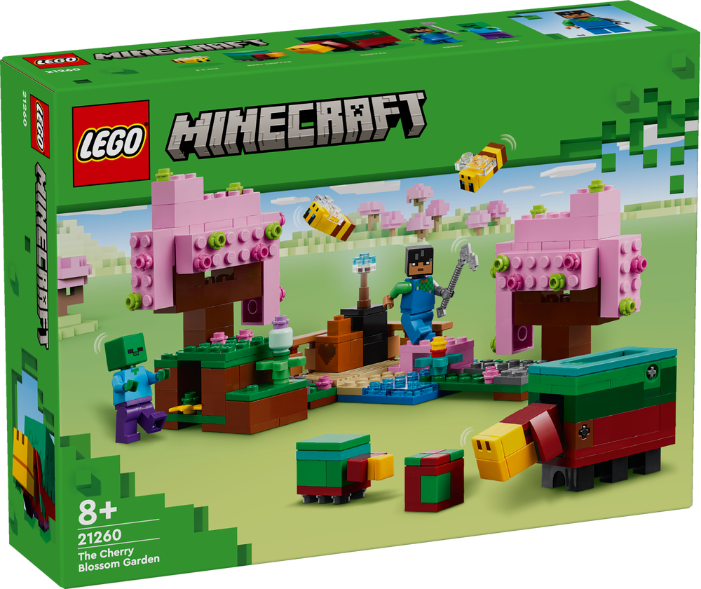 LEGO_21260_Minecraft_Der_Kirschblütengarten, Person, Spielzeug