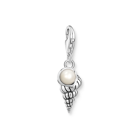 Thomas Sabo Anhänger Charm-Club Muschel Mit Perle Silber Thomas, Sabo, Anhänger, Charm-Club, Muschel, Mit, Perle, Silber, Zubehor, Ohrring, Schmuck
