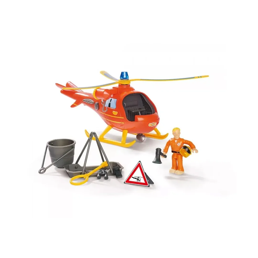 Fireman Sam Hubschrauber Wallaby Mit Figur