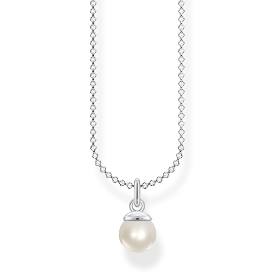Thomas Sabo Kette Perle Länge 45 Cm Thomas, Sabo, Kette, Perle, Länge, 45, Cm, Zubehor, Schmuck, Halskette, Diamant, Edelstein