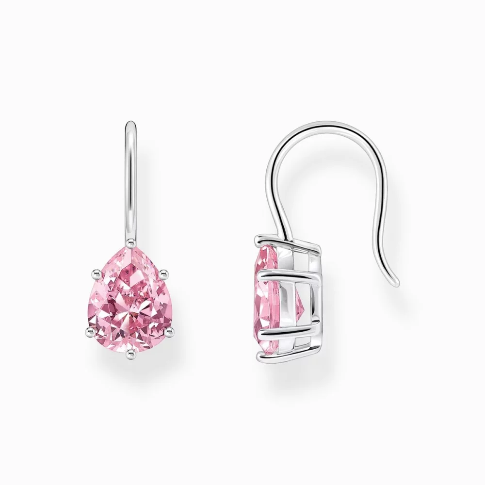 Thomas Sabo Ohrhänger Tropfen Zirkonia Pink Silber H2290 051 9 Thomas Sabo Ohrhänger Tropfen Zirkonia Pink Silber H2290 051 9