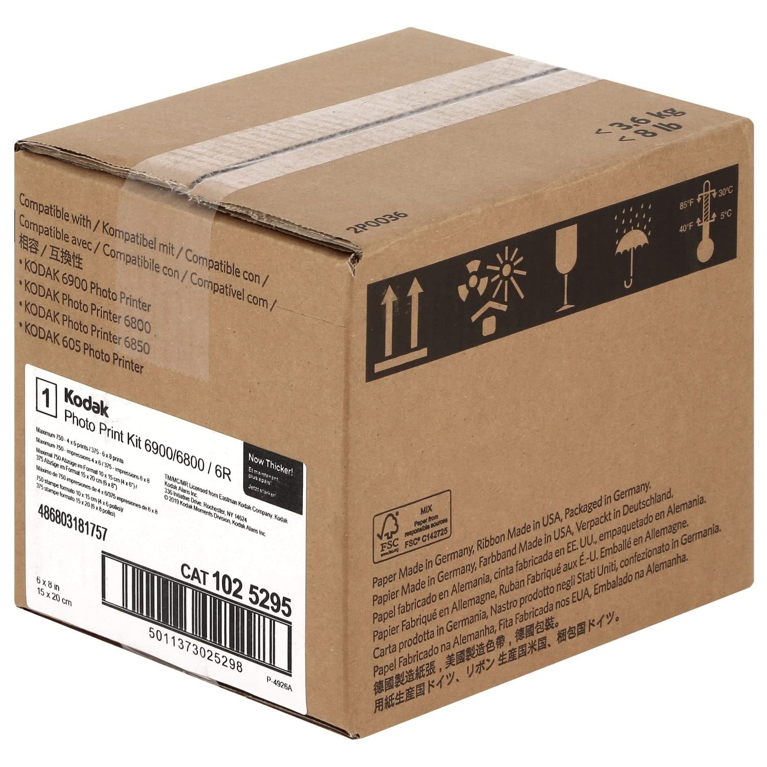 Kodak Photo Print Kit 6900/6800 – Thermodruckpapier mit brillanter Farbwiedergabe