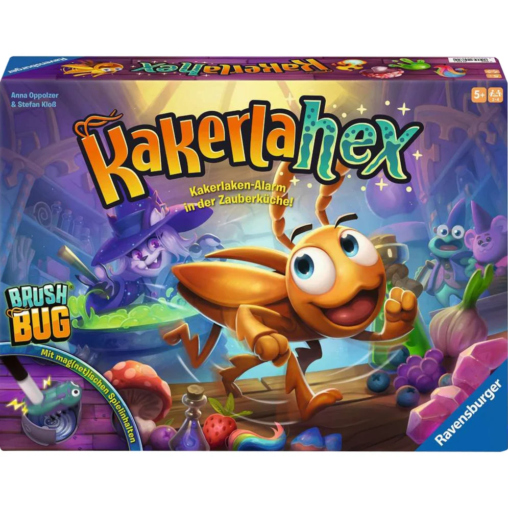 Ravensburger 24832 Kakerlahex Merk und Aktionsspiel mit elektronischer Kakerlake für Groß und Klein, für 2 4 Pers