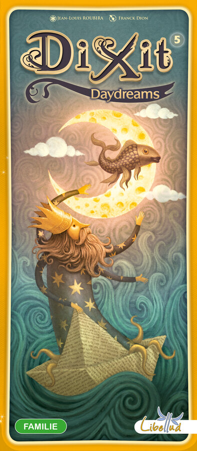 Asmodee Libellud Dixit Daydreams 5. Erweiterung Buch, Veröffentlichung, Buch, Veröffentlichung, Buch, Veröffentlichung, Buch, Veröffentlichung