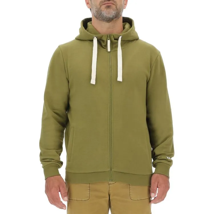 JEEP Herren Kapuzenjacke O103180GN - Grüne Sweatjacke mit Jeep-Star-Print und Reißverschluss GR. XXL