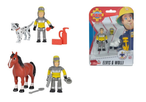 Fireman Sam Feuerwehrmann, Tierrettung Elvis Wol Figur