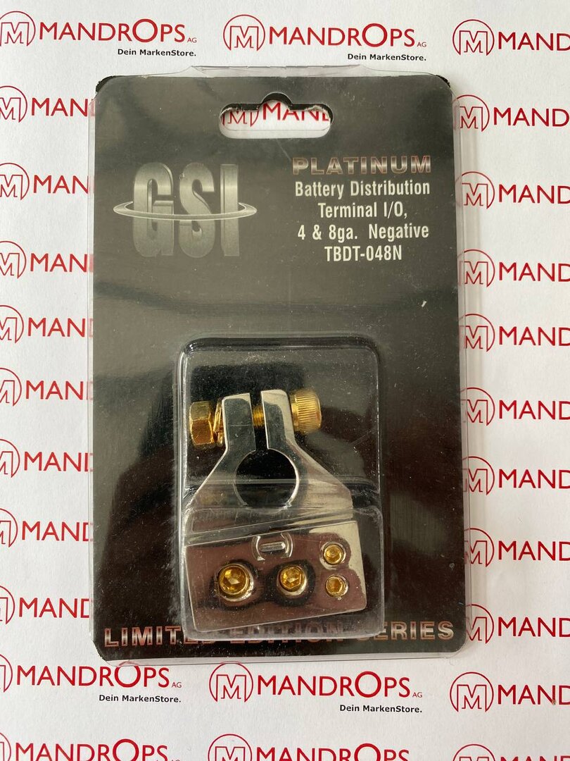 GSI, TBDT048N, Batterie-Klemme, Minus, 2X, für, Kabel, bis, 10mm², 1x, bis, 25mm², bis, 50mm², Adapter, Elektronik