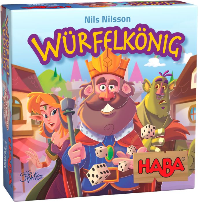 HABA, Würfelkönig, Würfelspiel, für, strategische, Königreich-Entwicklung, Person, Gesicht, Kopf