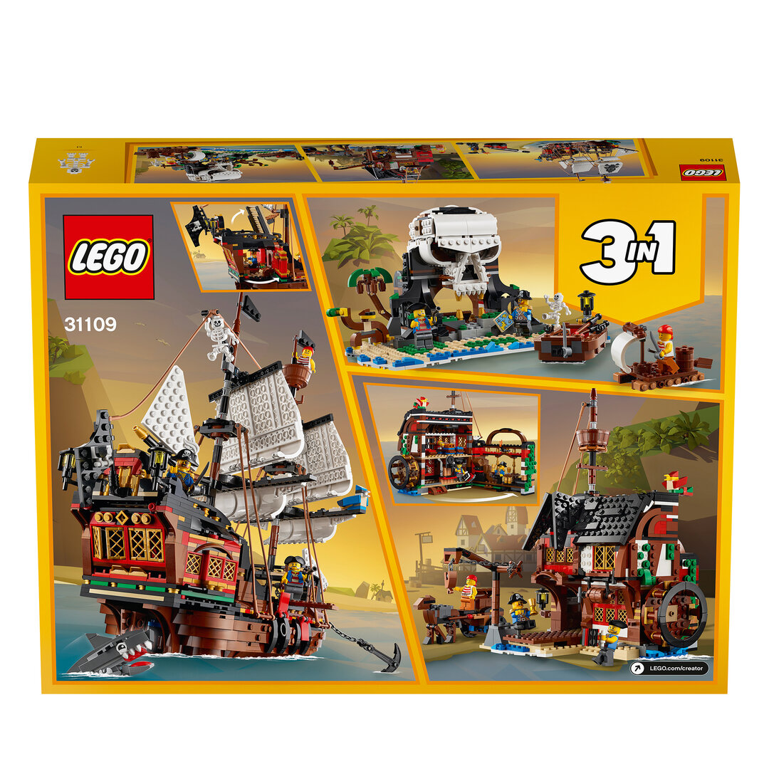 LEGO® Creator 3 in 1 Piratenschiff 31109