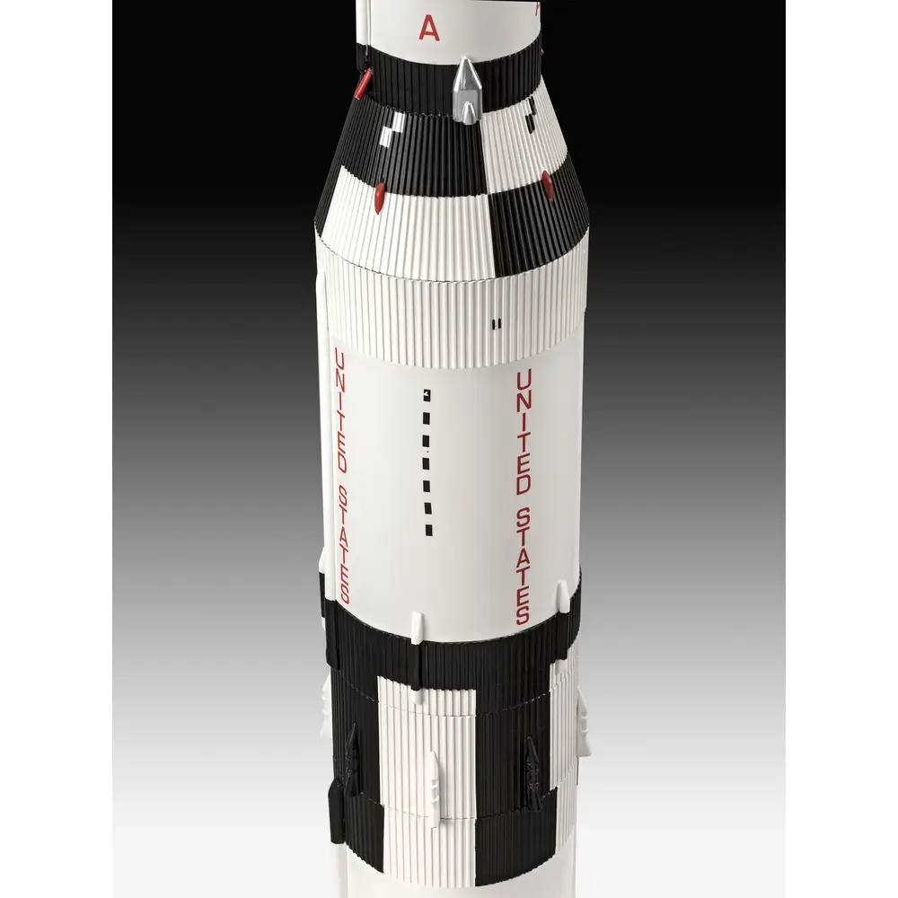Revell 03704 Millennium Apollo 11 Saturn V Rocket, Revell Modellbausatz mit Basiszubehör