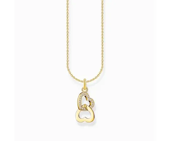 Thomas Sabo Kette Mit Anhänger Verschl. Herzen Länge 45 Cm Gold KE2267-414-14-L45V Thomas, Sabo, Kette, Mit, Anhänger, Verschl., Herzen, Länge, 45, Cm, Gold, KE2267-414-14-L45V