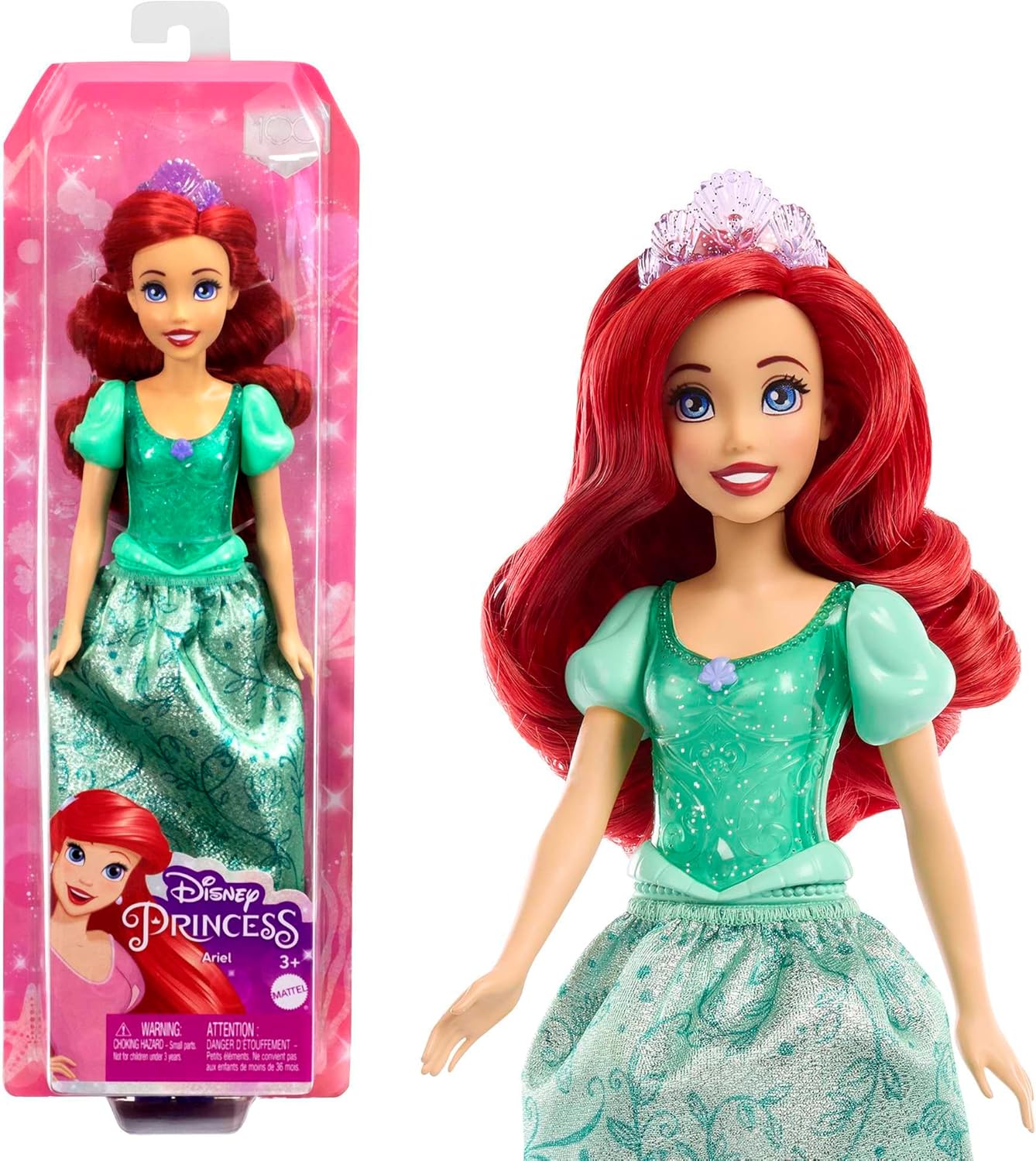 Disney Princess Arielle Puppe Magische Modepuppe mit Glitzerrock HLW10 Disney, Princess, Arielle, Puppe, Magische, Modepuppe, mit, Glitzerrock, HLW10, Puppe, Spielzeug, Figur, Barbie, Person