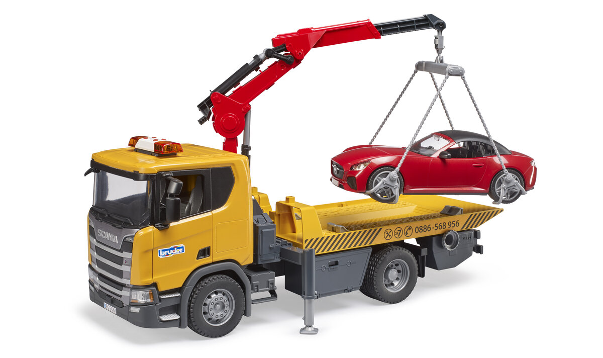 Baugewerbe, Baukran, Auto, Rad, Abschleppwagen