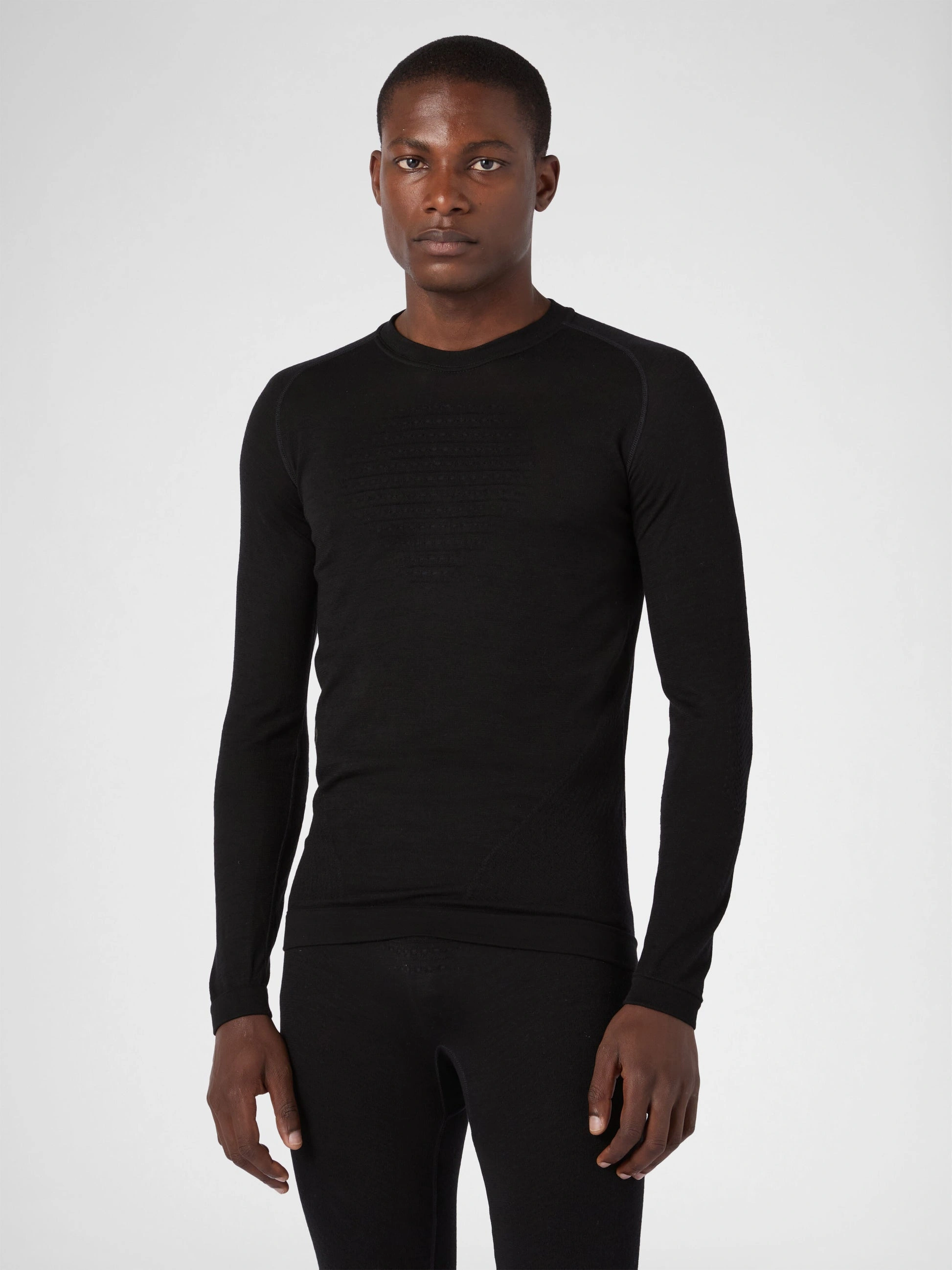 UYN Herren Fusyon Biotech UW Shirt Long_SL Turtle Neck U100516B000 - Schwarz GR. L/XL