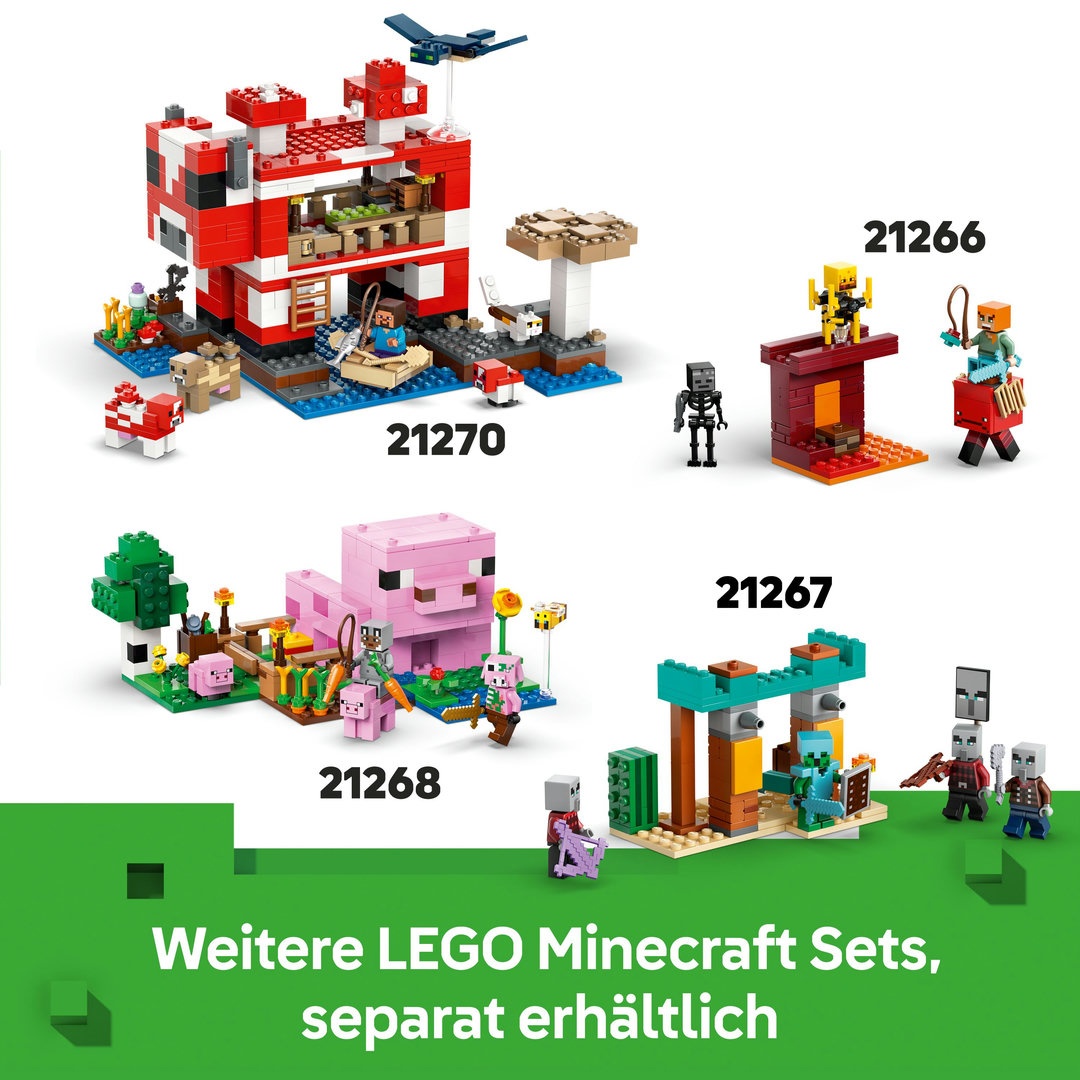 LEGO® Minecraft™ 21266 Das Lava-Duell im Nether