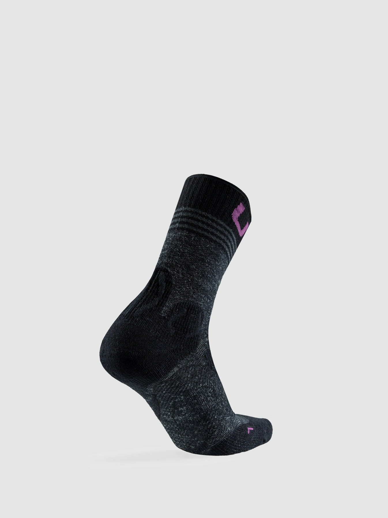 UYN Damen Trekkingsocken One All Season Mid S100313B223 - Schwarz/Lila GR. 35/36