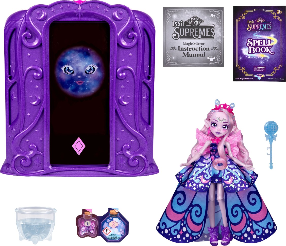 MAGIC MIXIESPS FSHN DOLL Mirror FR/DE/NL MAGIC, MIXIESPS, FSHN, DOLL, Mirror, FR/DE/NL, Purpur, Puppe, Spielzeug, Figur, Person, Purpur, Puppe, Spielzeug, Figur, Person