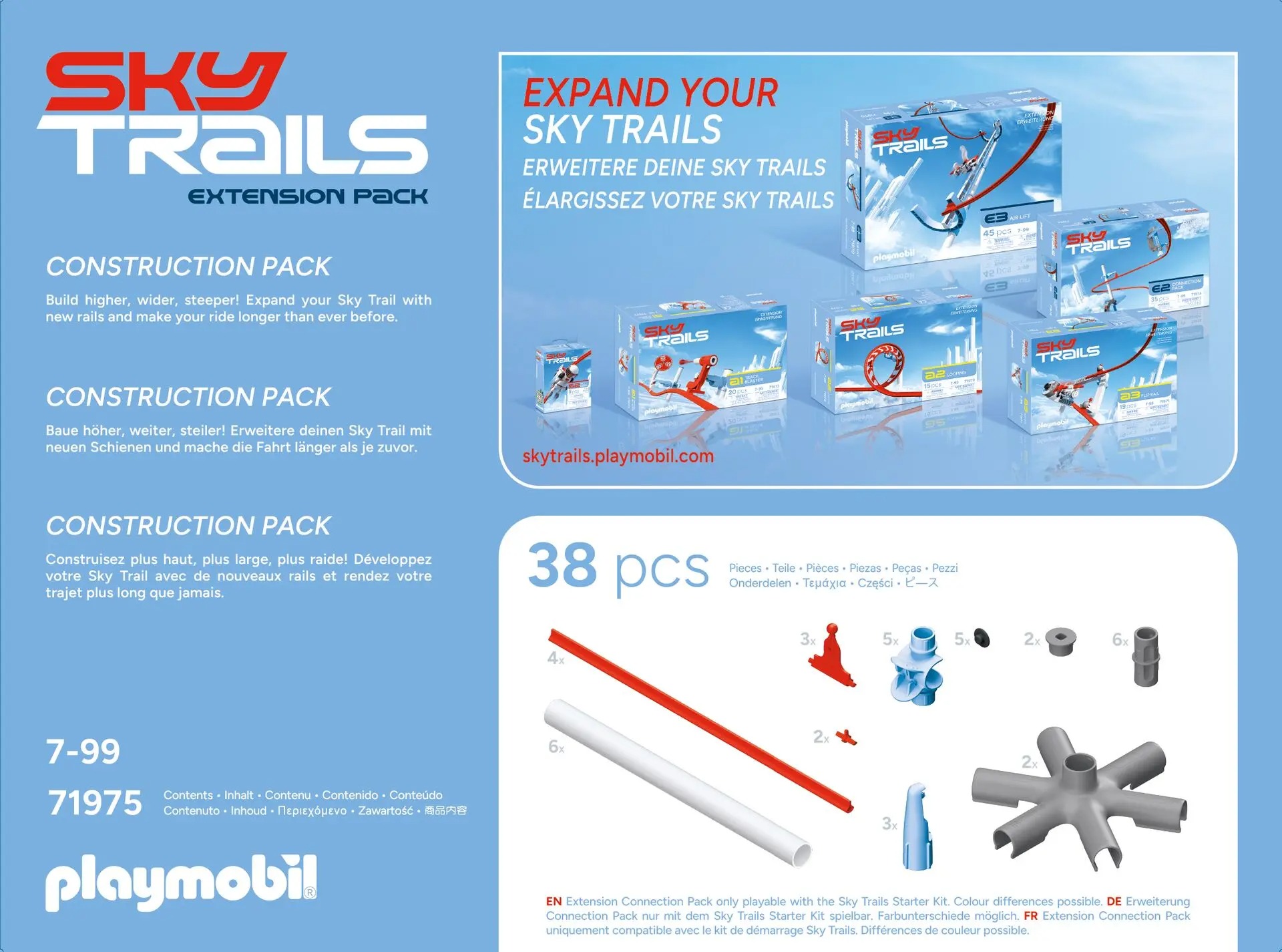 PLAYMOBIL 71975 Sky Trails: Construction Pack