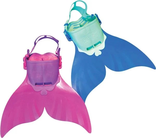 Aquatail - Flosse für Meerjungfrauen (pink) Plastik, Flasche