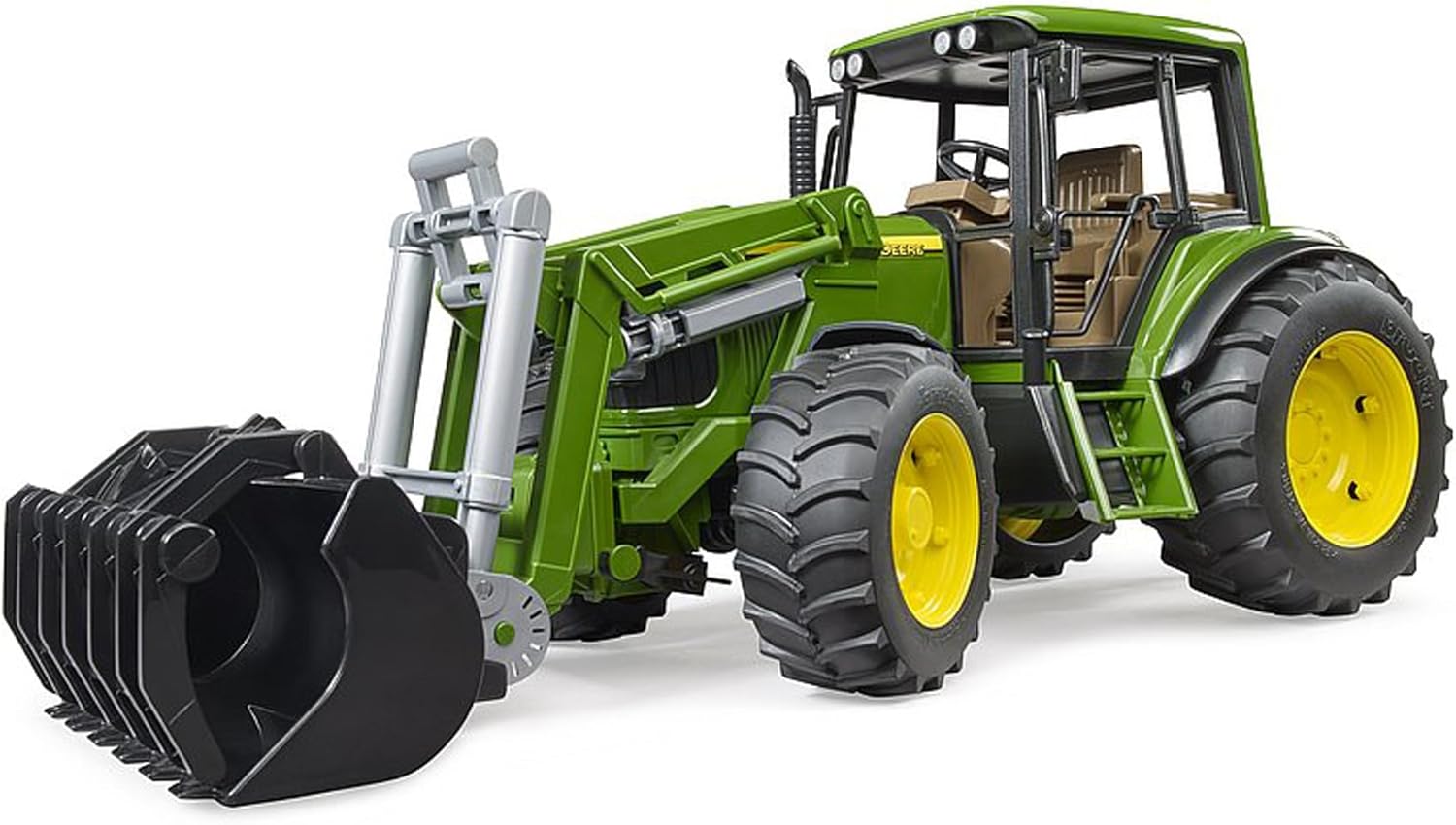 Bruder 02052 John Deere 6920 mit Frontlader Traktor, Fahrzeug, Maschine, Rad, Bulldozer
