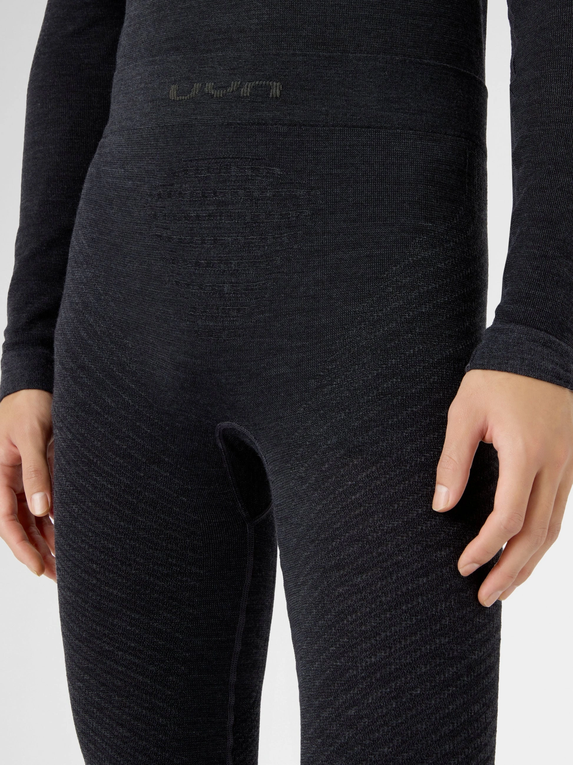 UYN Herren Cashmere Biotech UW Pants Long U100564J247 - Grey Rock/Schwarz GR. L/XL