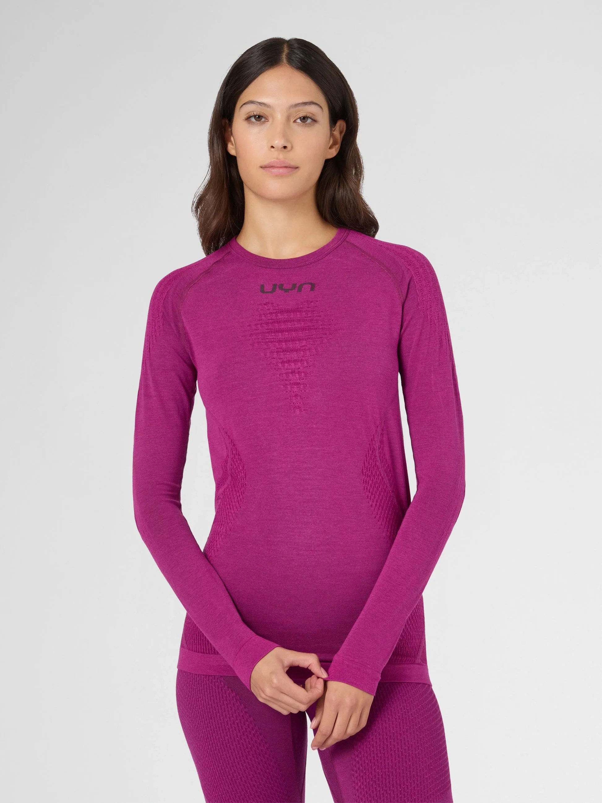 UYN Damen Evolutyon Biotech Underwear Shirt Long Sleeve U100417V266 - Berry GR. L/XL