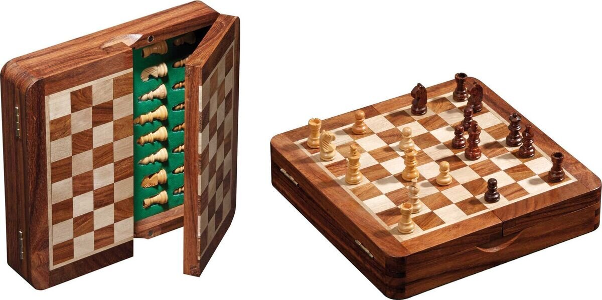 Philos Schachkassette magnetisch 19 x 19 cm Schach, Spiel