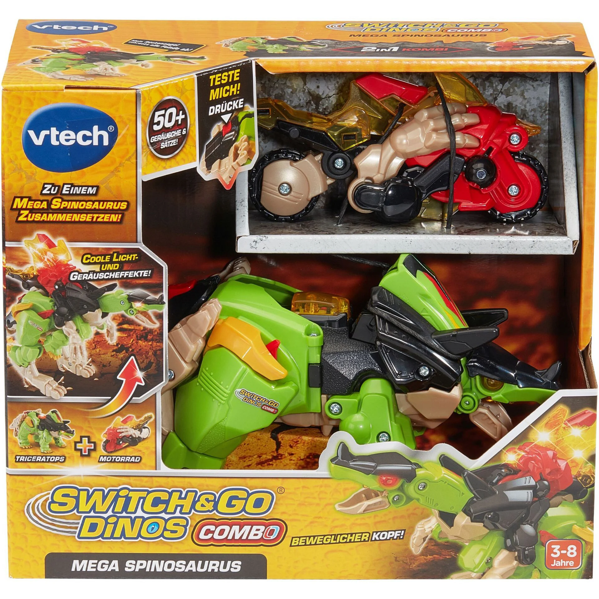 Vtech Switch & Go Dinos - Combo Mega Spinosaur Vtech Switch & Go Dinos - Combo Mega Spinosaur