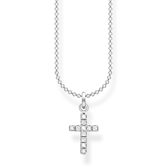 Thomas Sabo Kette Kreuz Pave Länge 45 Cm Ke2069-051-14 Thomas, Sabo, Kette, Kreuz, Pave, Länge, 45, Cm, Ke2069-051-14, Zubehor, Halskette, Kreuz, Diamant, Anhänger